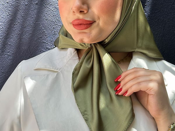 تصویر 2 از خرید مینی اسکارف ساتن + قیمت فروش استثنایی